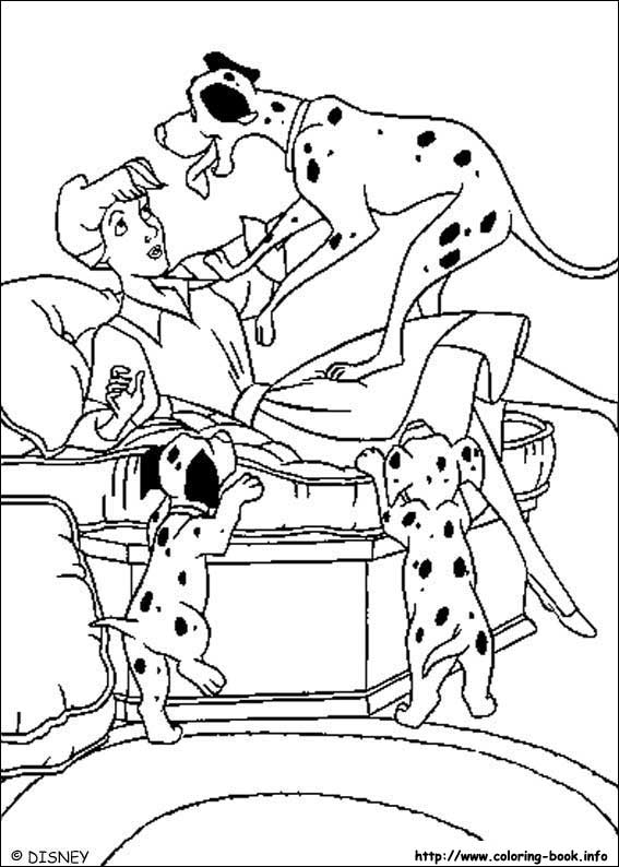 101 Dalmatians coloring picture